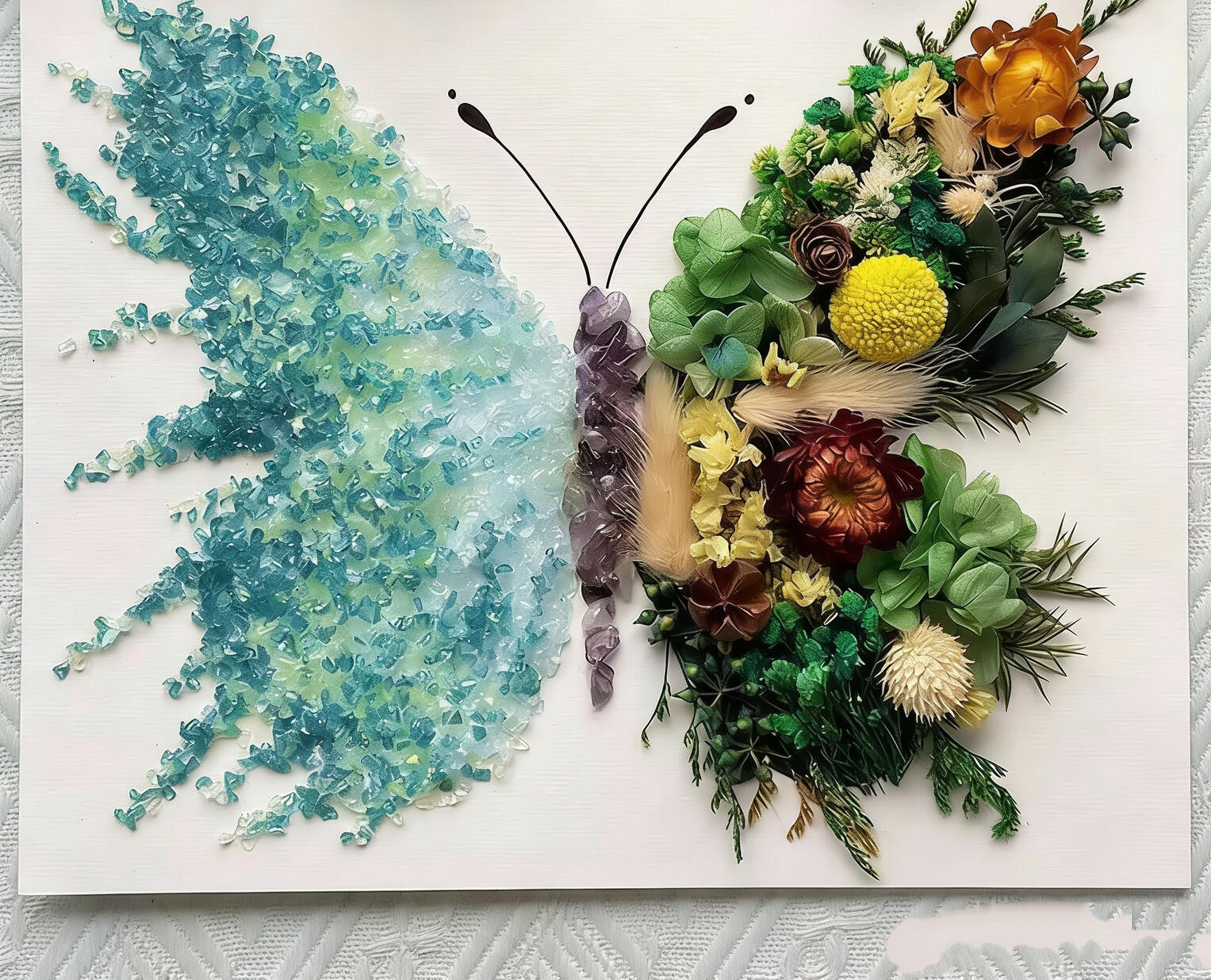 A06:Crystal and dried pressed flower art frame experience (Duration 2 Hours, 10 years old above)